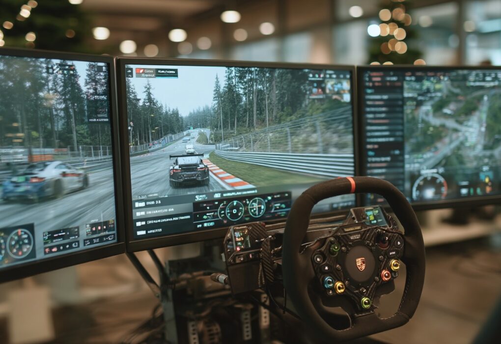 Realistic racing simulator